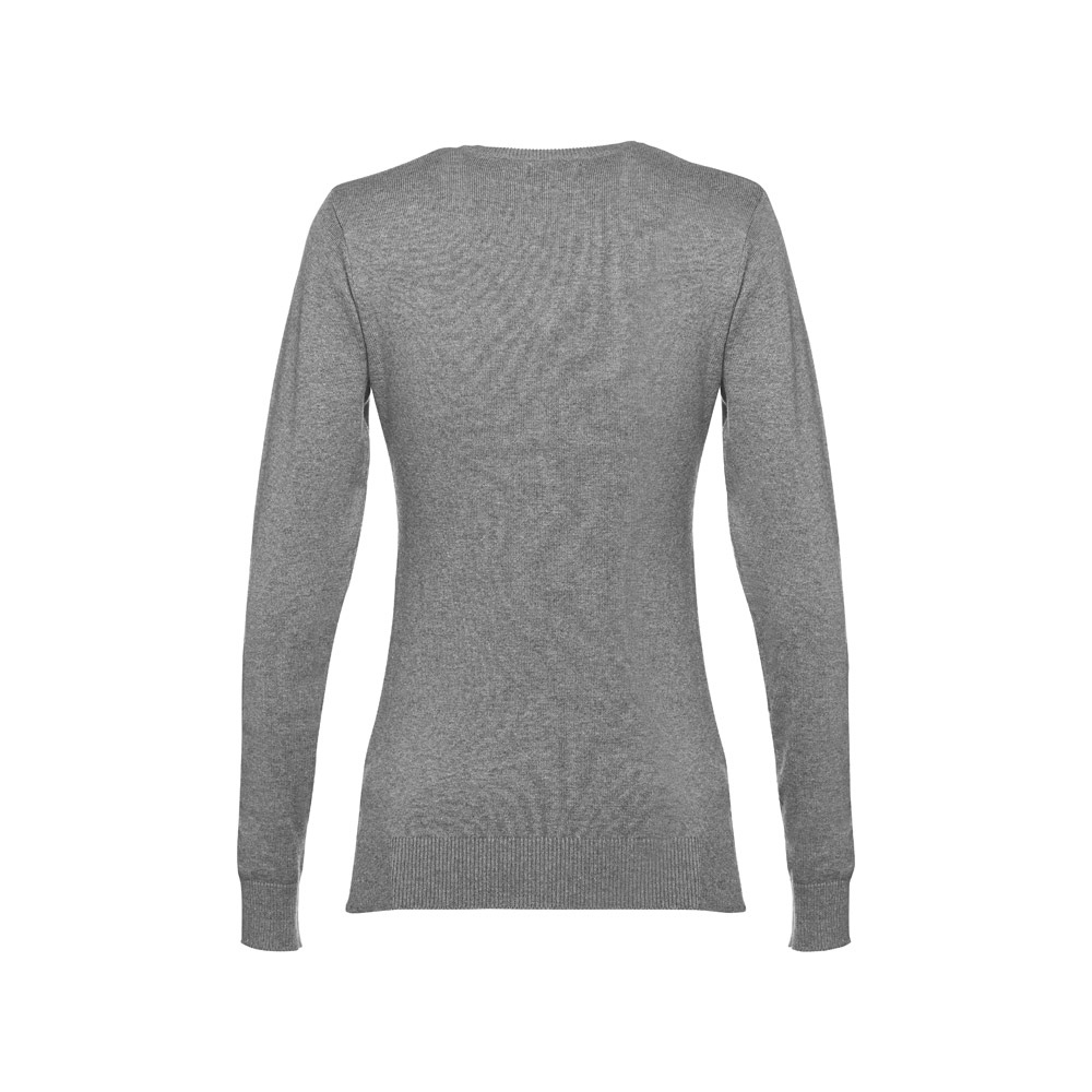 THC MILAN WOMEN. Pull à col V pour femmes en coton et polyamide 13