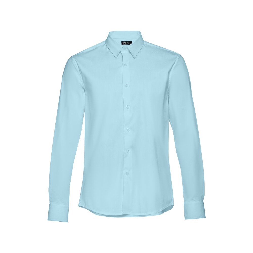 THC PARIS. Chemise en popeline à manches longues pour hommes 16