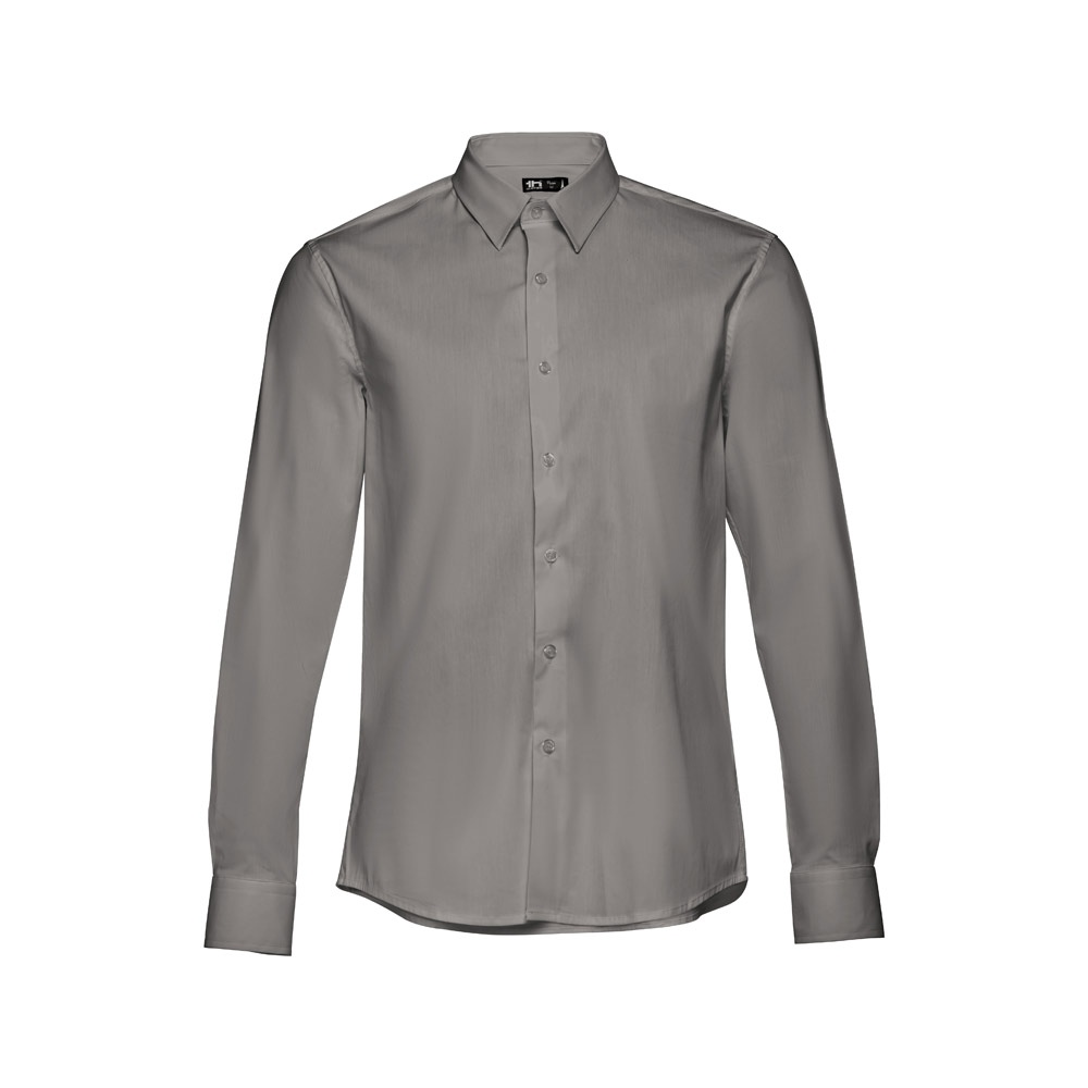 THC PARIS. Chemise en popeline à manches longues pour hommes 10