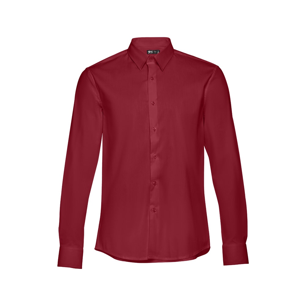 THC PARIS. Chemise en popeline à manches longues pour hommes 13
