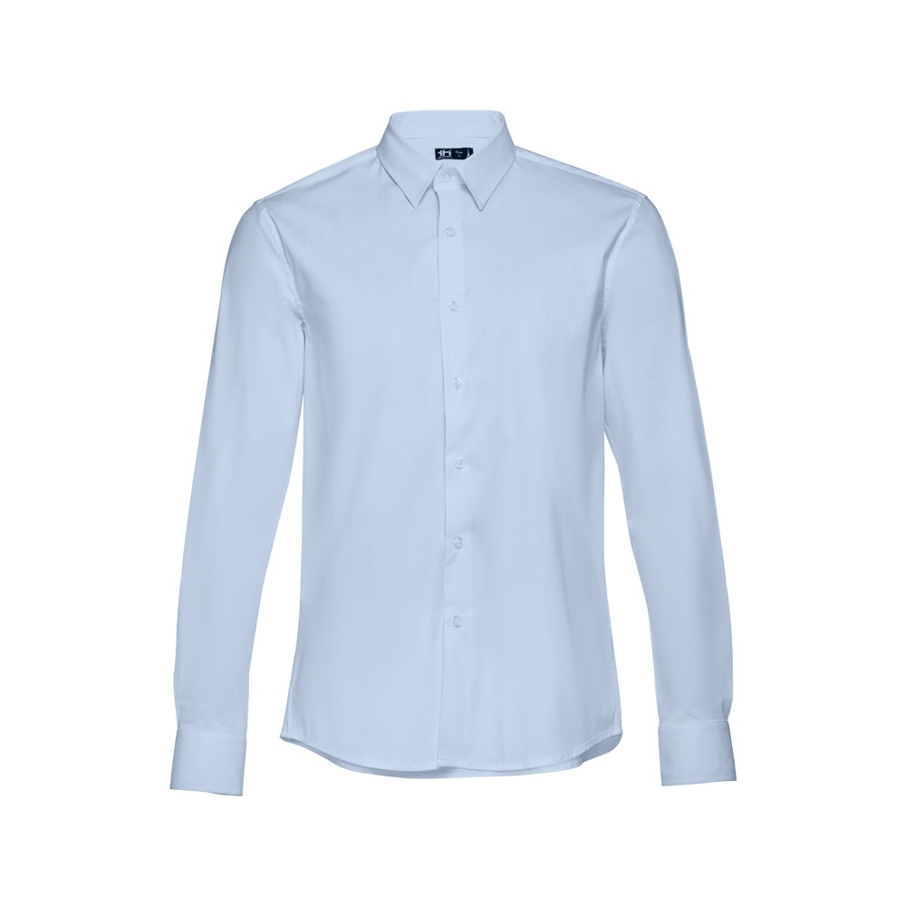 THC PARIS. Chemise en popeline à manches longues pour hommes 5