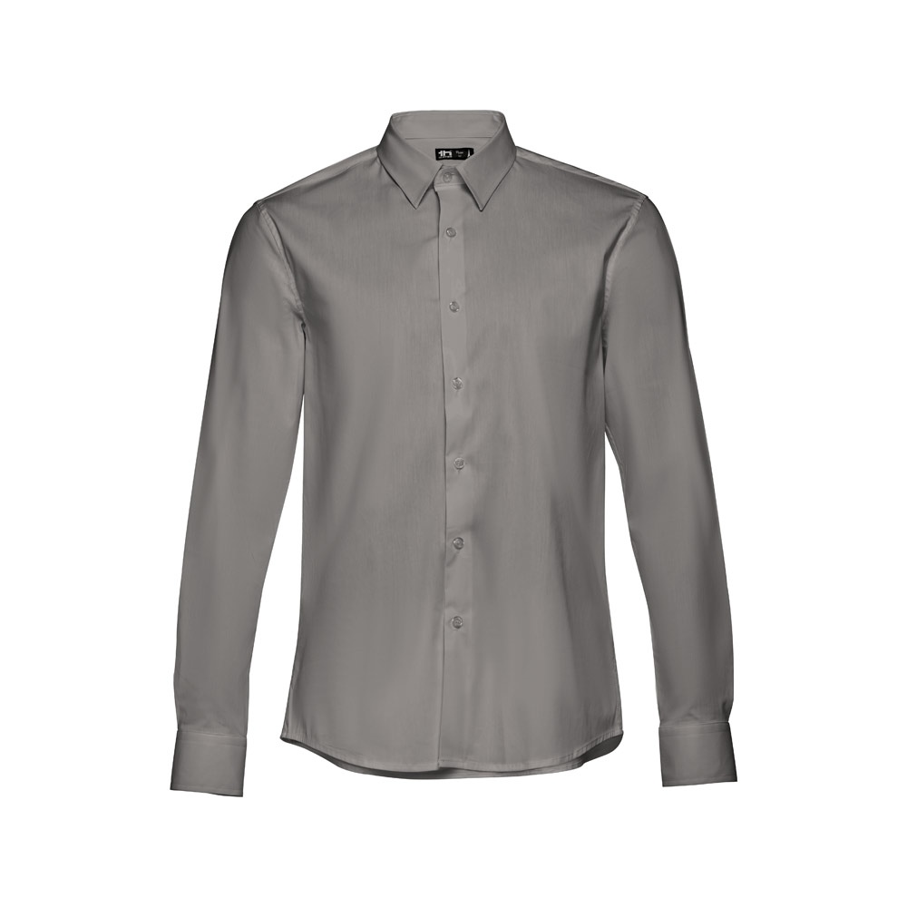 THC PARIS. Chemise en popeline à manches longues pour hommes 3