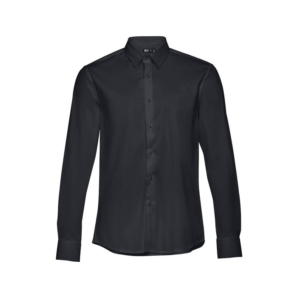 THC PARIS. Chemise en popeline à manches longues pour hommes 2
