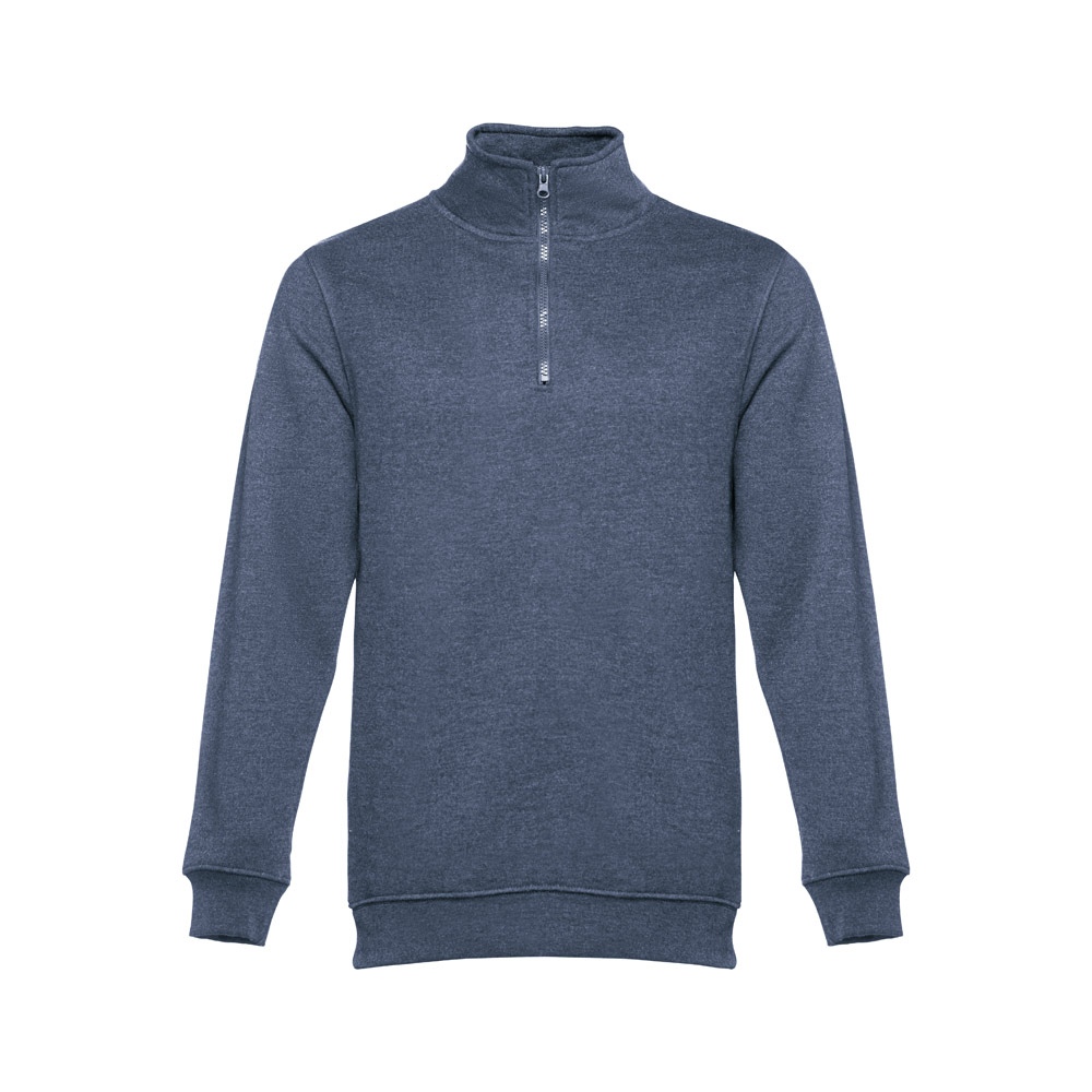 THC BUDAPEST. Sweat-shirt col zippé unisexe 8