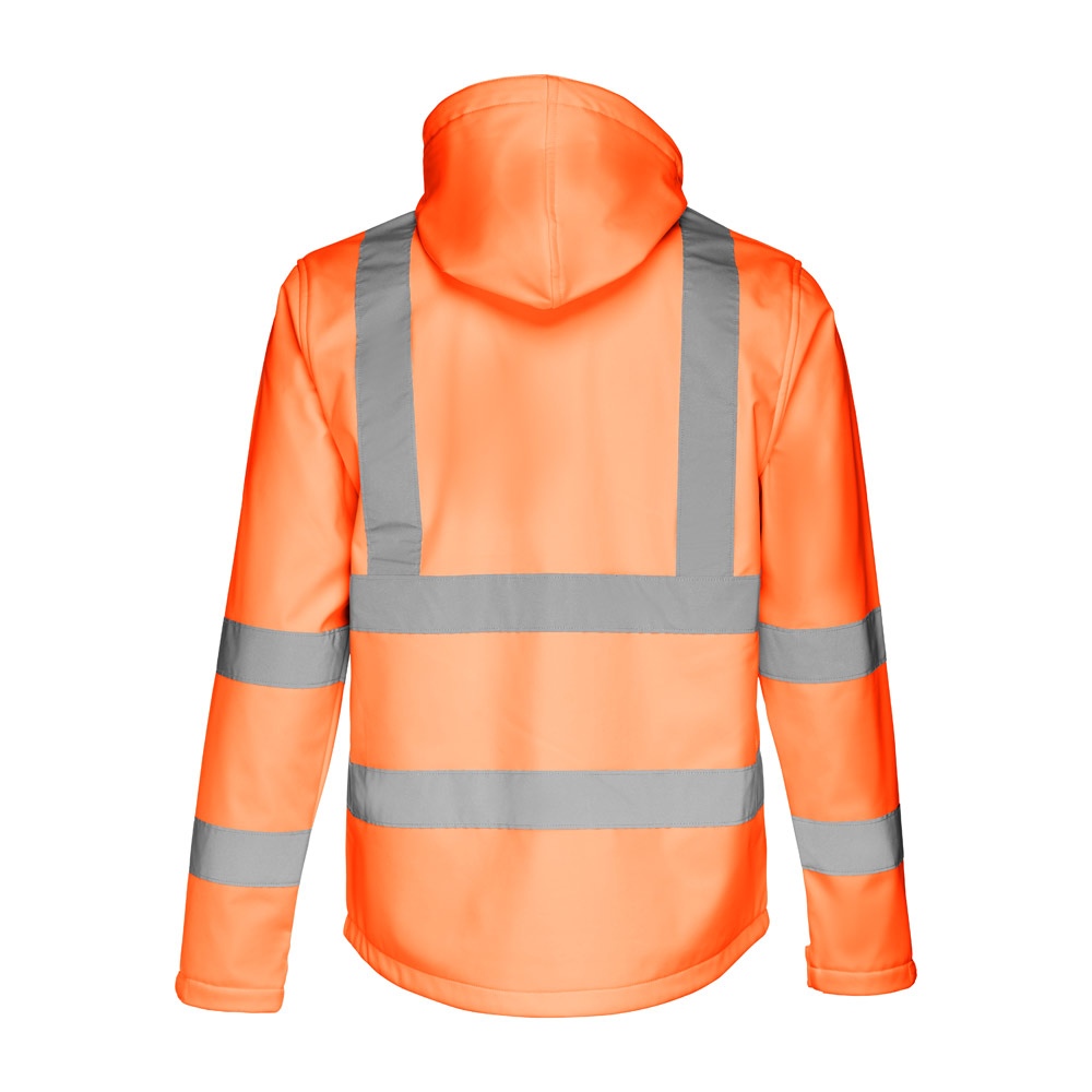 THC ZAGREB WORK. Veste softshell haute visibilité (unisexe) 10