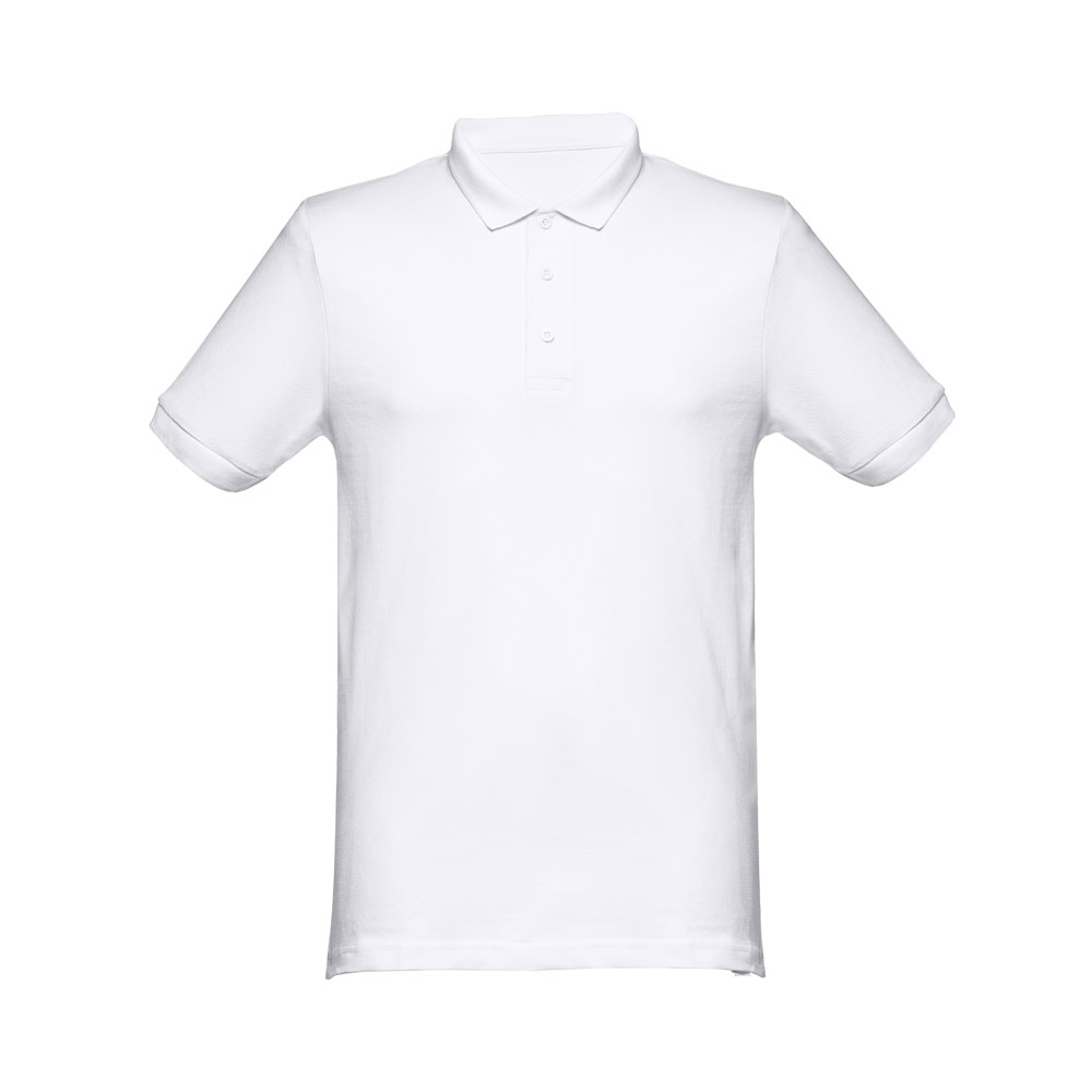 THC MONACO WH. Polo manches courtes pour homme en coton cardé 3