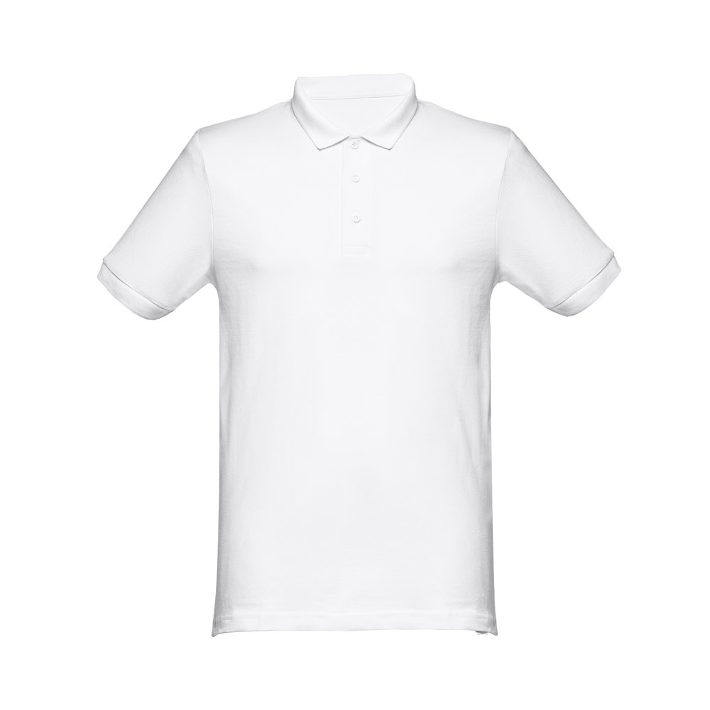 THC MONACO WH. Polo manches courtes pour homme en coton cardé 2