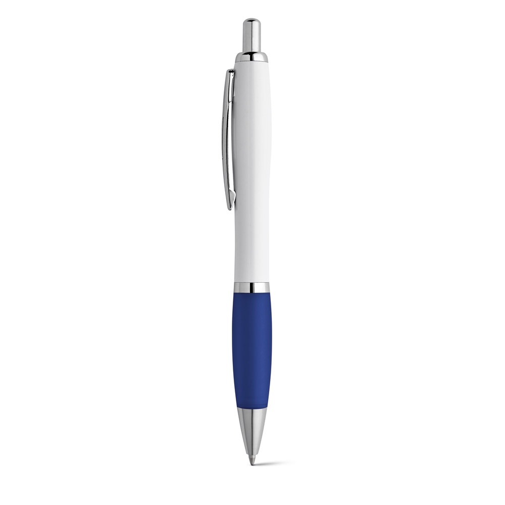 MOVE BK. Stylo à bille en ABS blanc avec clip en métal 2