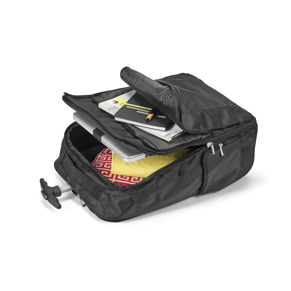 AVENIR. Sac à dos trolley pour ordinateur portable 17'' en polyester 1680D et 300D 7
