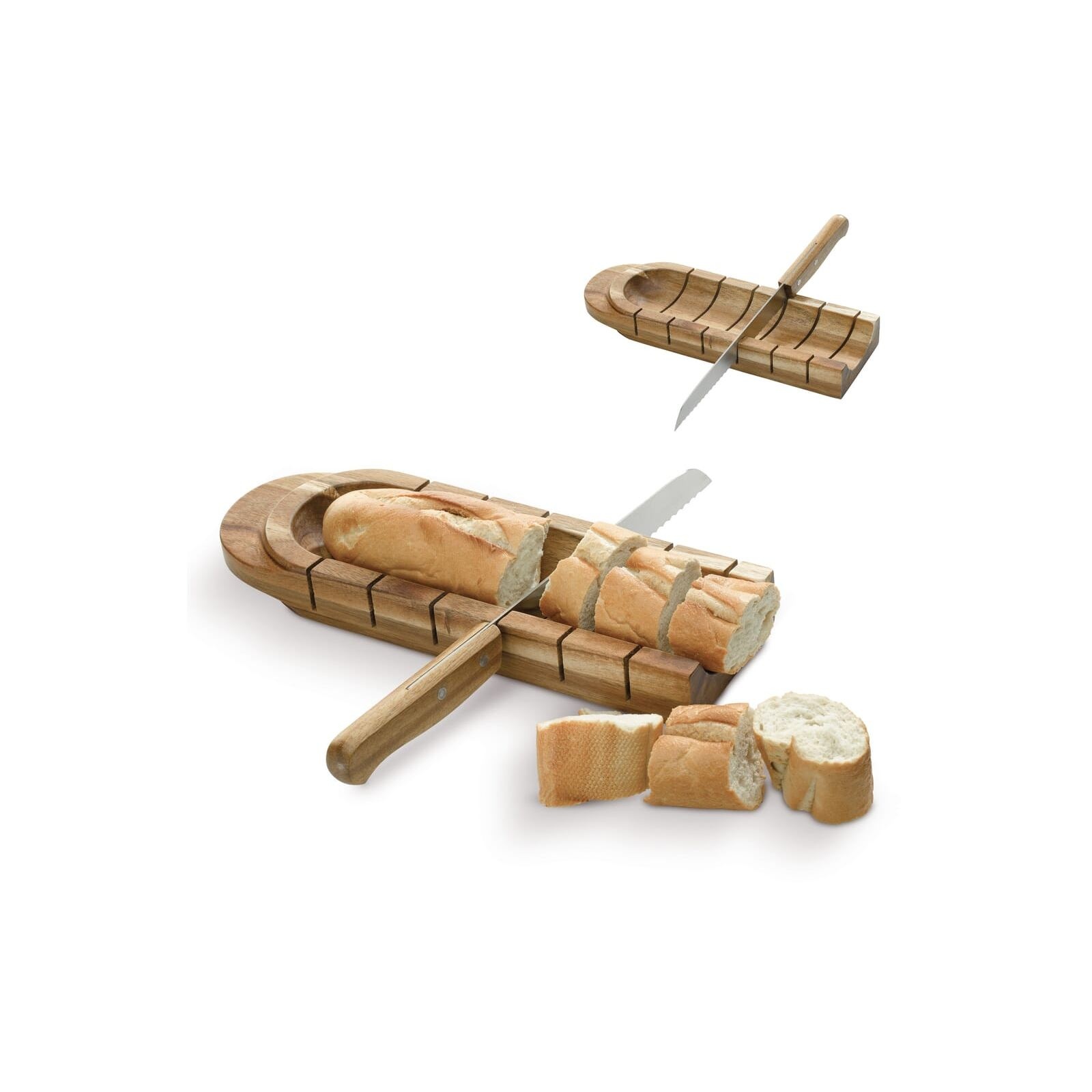 Planche à découper avec couteau