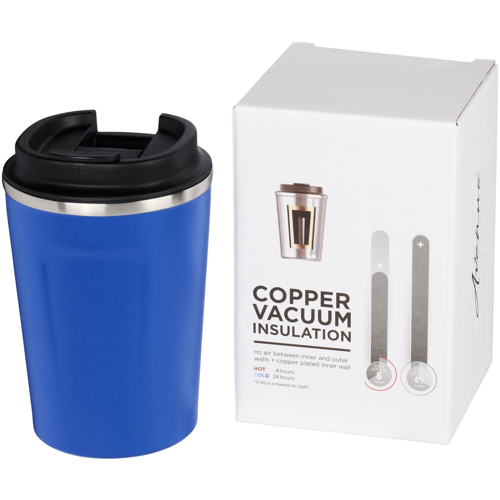 Gobelet avec isolation par le vide et couche de cuivre 360ml étanche Thor 3