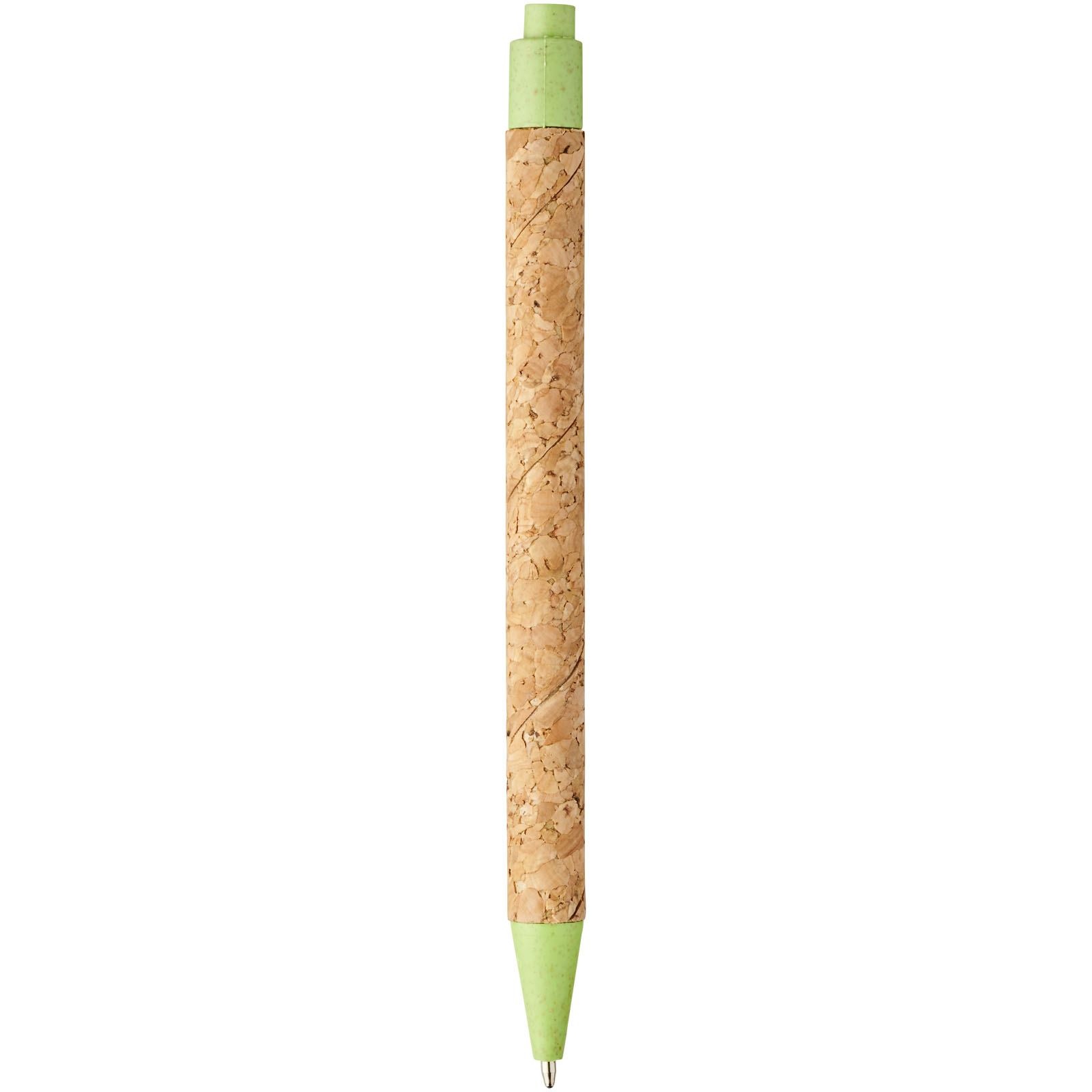 Stylo bille Midar en liège et paille de blé (encre noire) 17