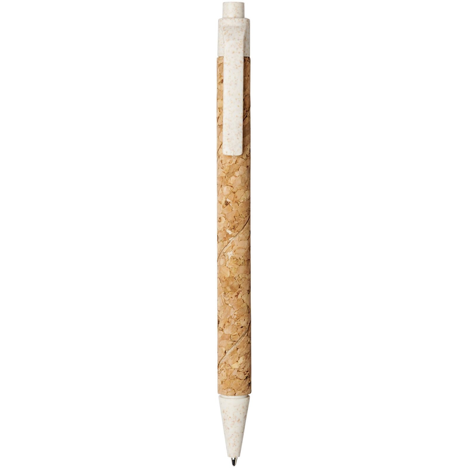 Stylo bille Midar en liège et paille de blé (encre noire) 7