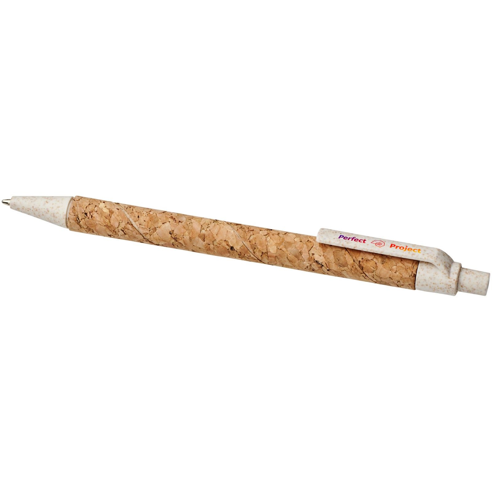 Stylo bille Midar en liège et paille de blé (encre noire) 11
