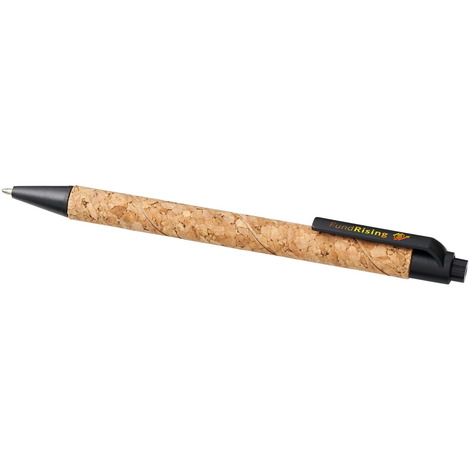 Stylo bille Midar en liège et paille de blé (encre noire) 12