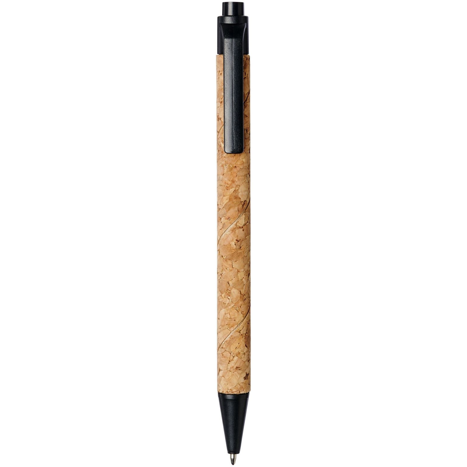 Stylo bille Midar en liège et paille de blé (encre noire) 4