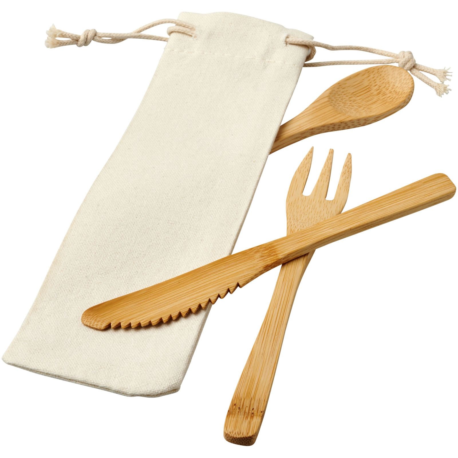Ensemble de couverts Celuk en bambou 2