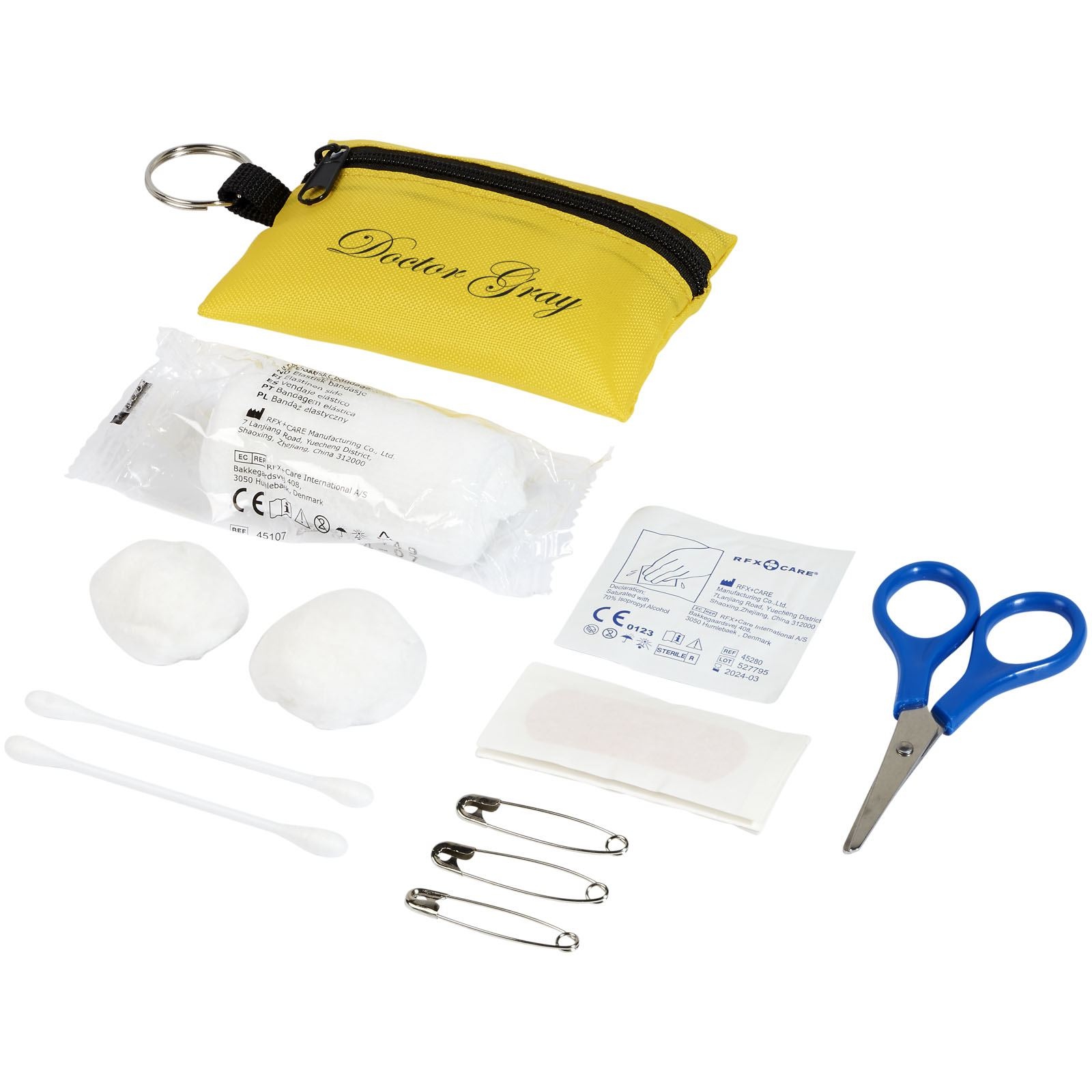 Pochette porte-clés 16 pièces pour premiers secours Valdemar 16