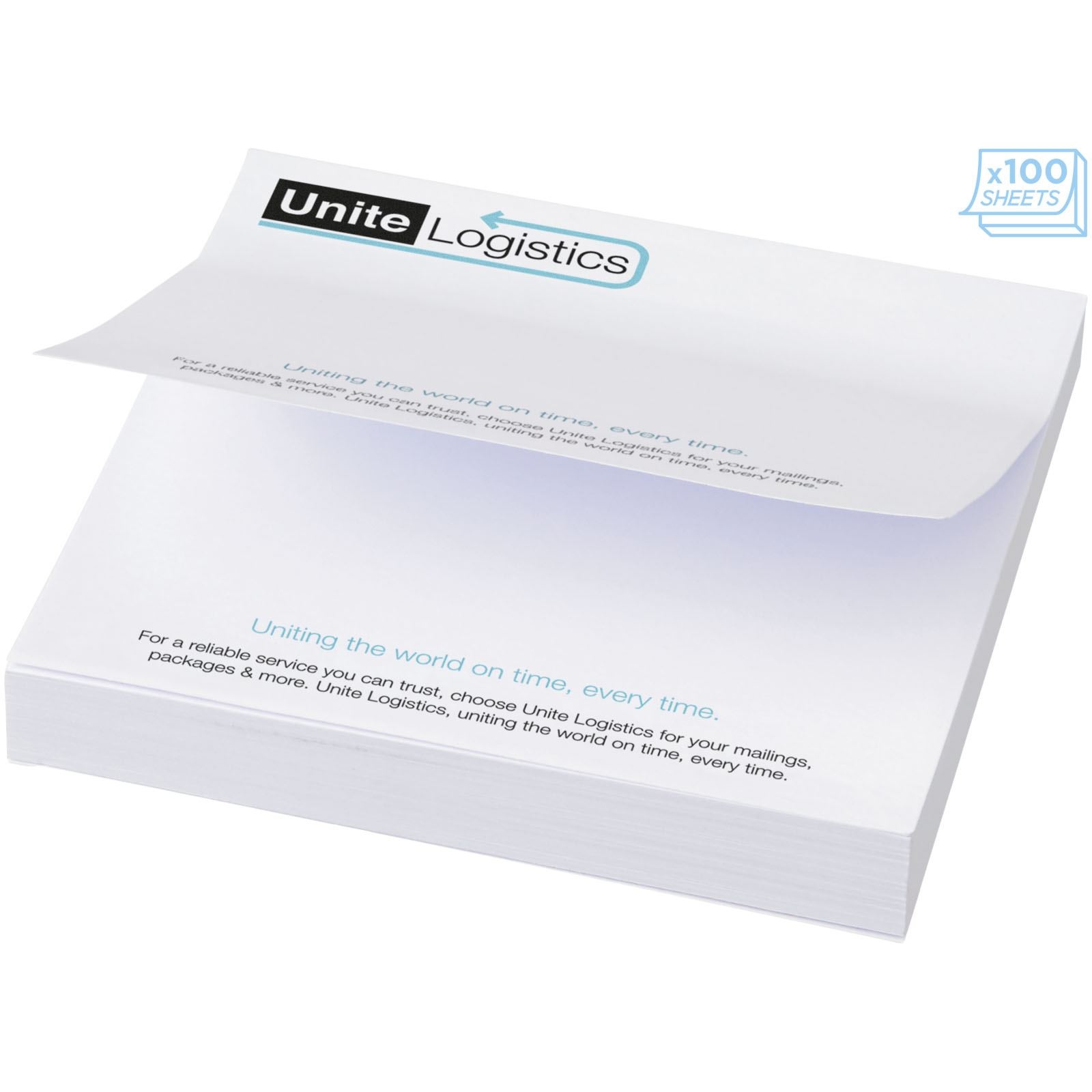 Mémo-autocollants Sticky-Mate® 100x100mm 5