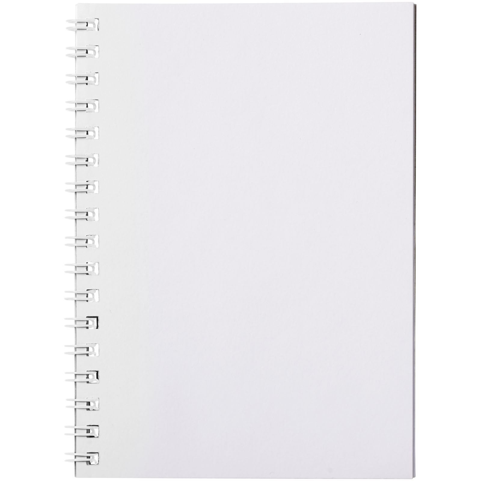 Cahier Desk-Mate® A6 à spirales avec couverture polypropylène 4