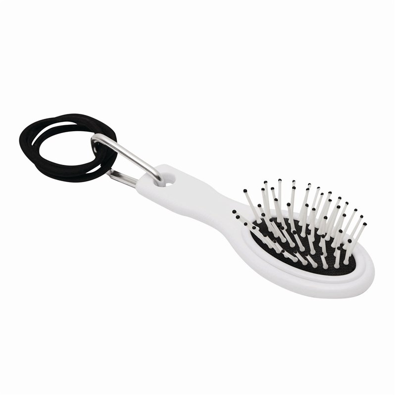 Brosse de voyage avec élastiques à cheveux COIFFEUR