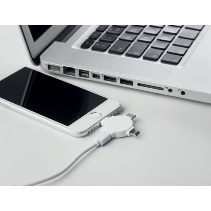 Câble avec adaptateur  3 en 1 - LIGO CABLE 6
