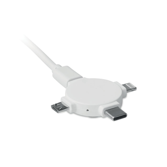 Câble avec adaptateur  3 en 1 - LIGO CABLE