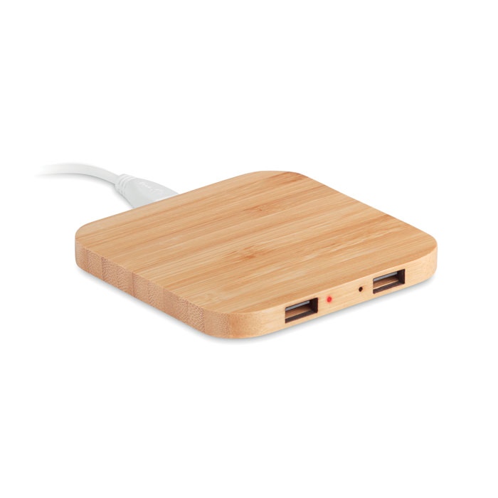 Chargeur  sans fil en bambou - CUADRO