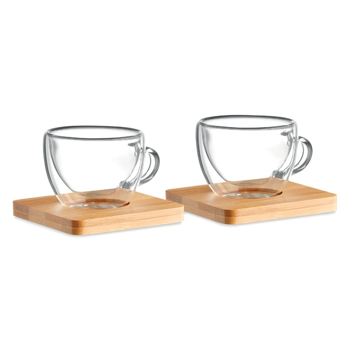 2 verres expresso double paroi - BELIZE 2