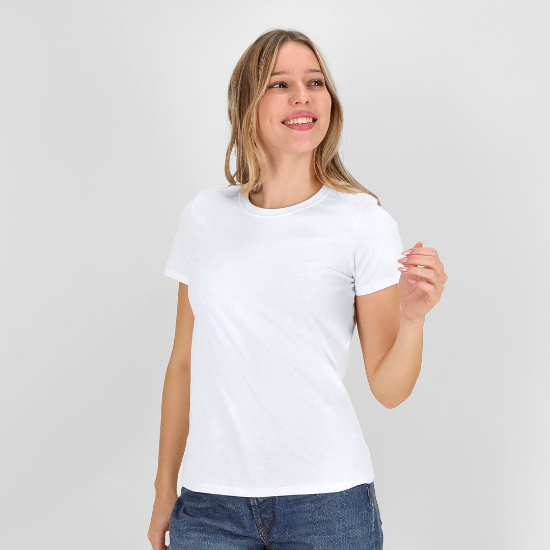 T-Shirt Femme Blanc "keya" - WCS180
