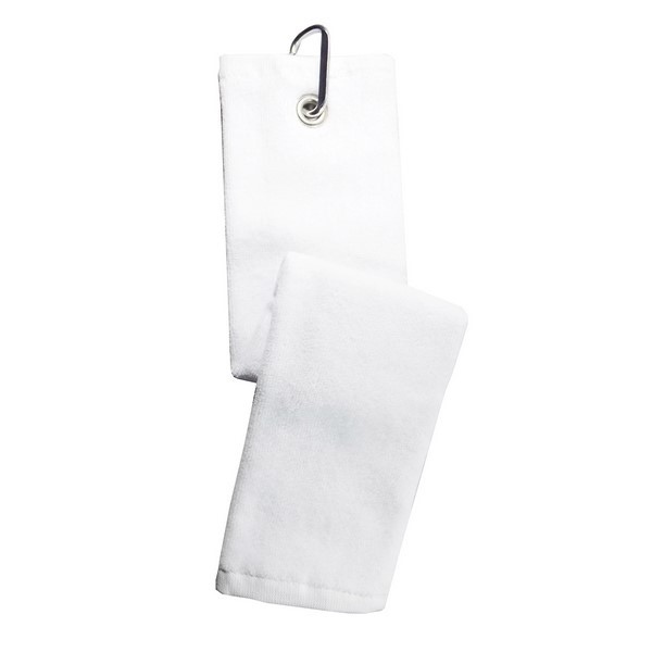 Serviette golf SVT - Blanc - Trifold