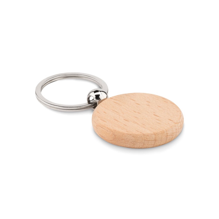 Porte-clés rond en bois - TOTY WOOD 3