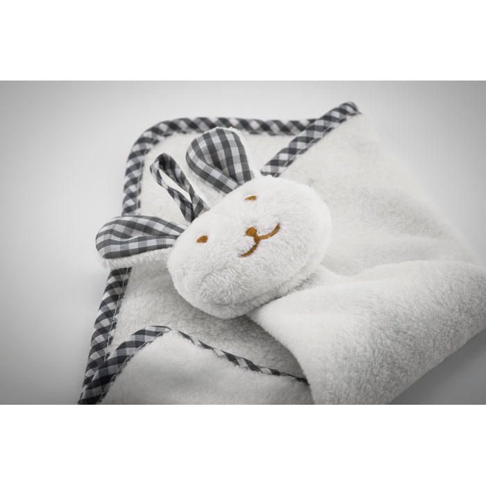 Serviette lapin en peluche - HUG ME 3