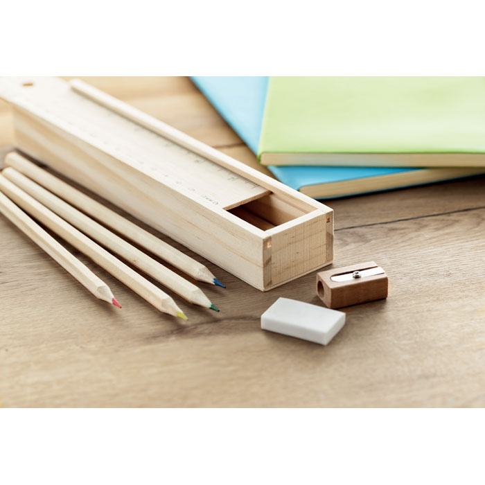 Set de 12 crayons en bois - TODO SET 5