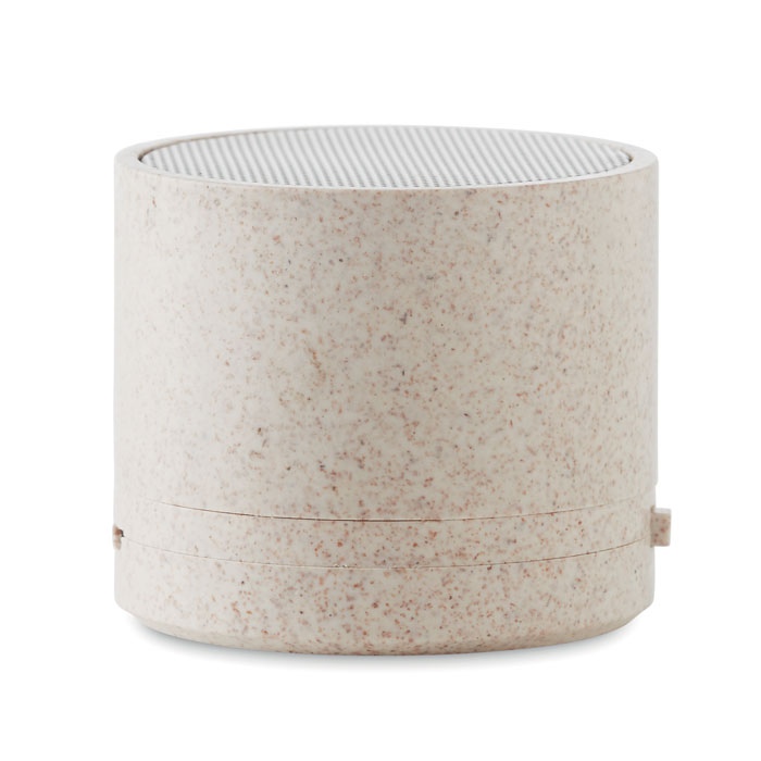 Haut-parleur s/ fil paille blé - ROUND BASS+ 3