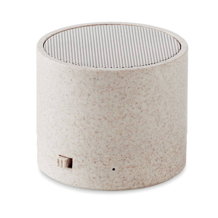 Haut-parleur s/ fil paille blé - ROUND BASS+ 2