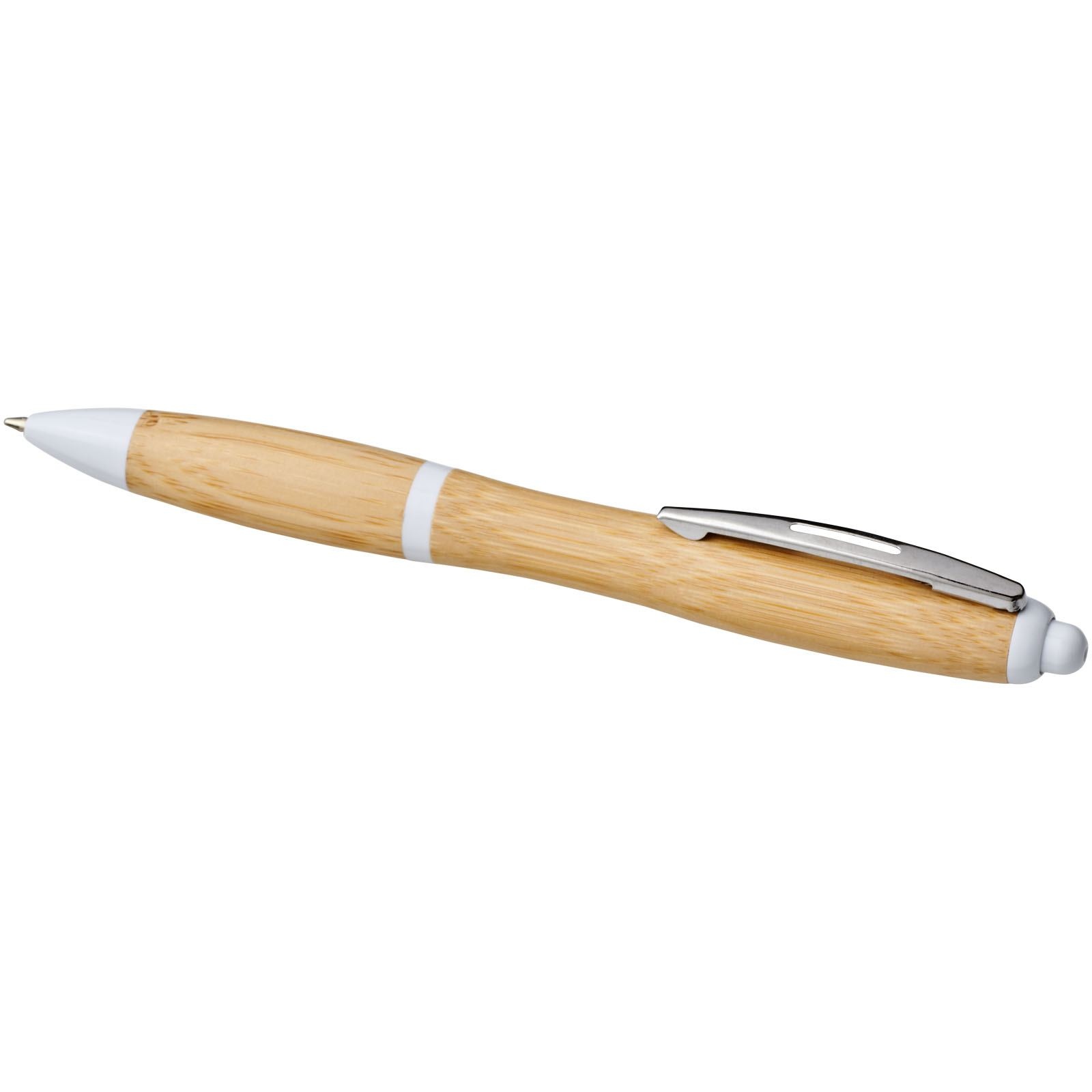 Stylo bille en bambou Nash (encre bleue) 23