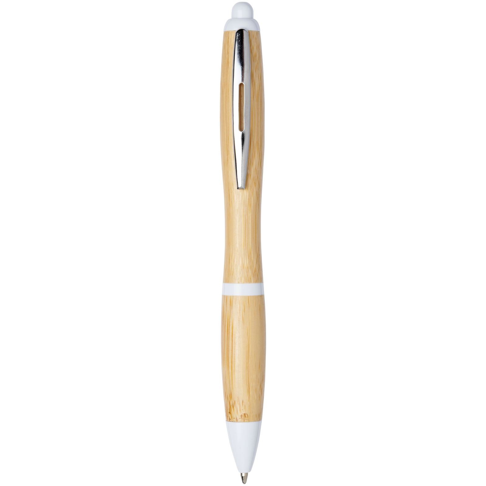 Stylo bille en bambou Nash (encre bleue) 8