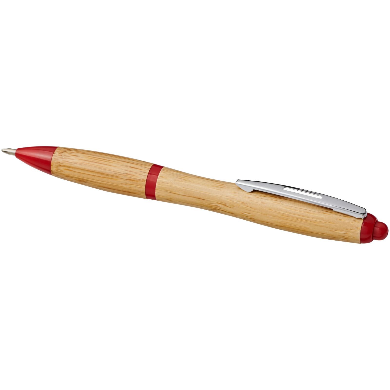 Stylo bille en bambou Nash (encre bleue) 26