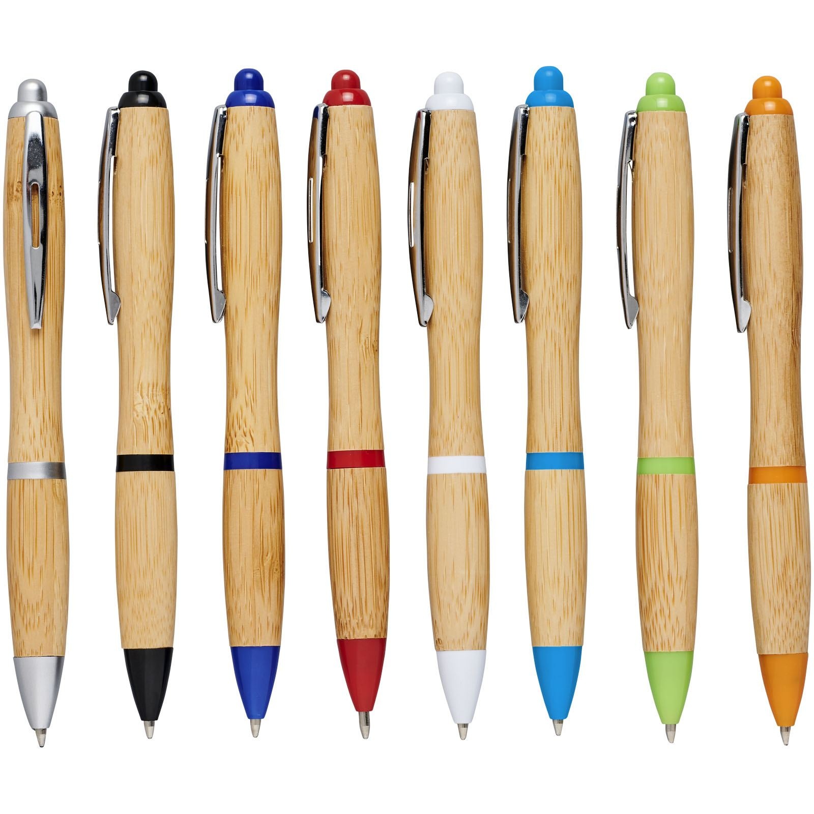 Stylo bille en bambou Nash (encre bleue) 29