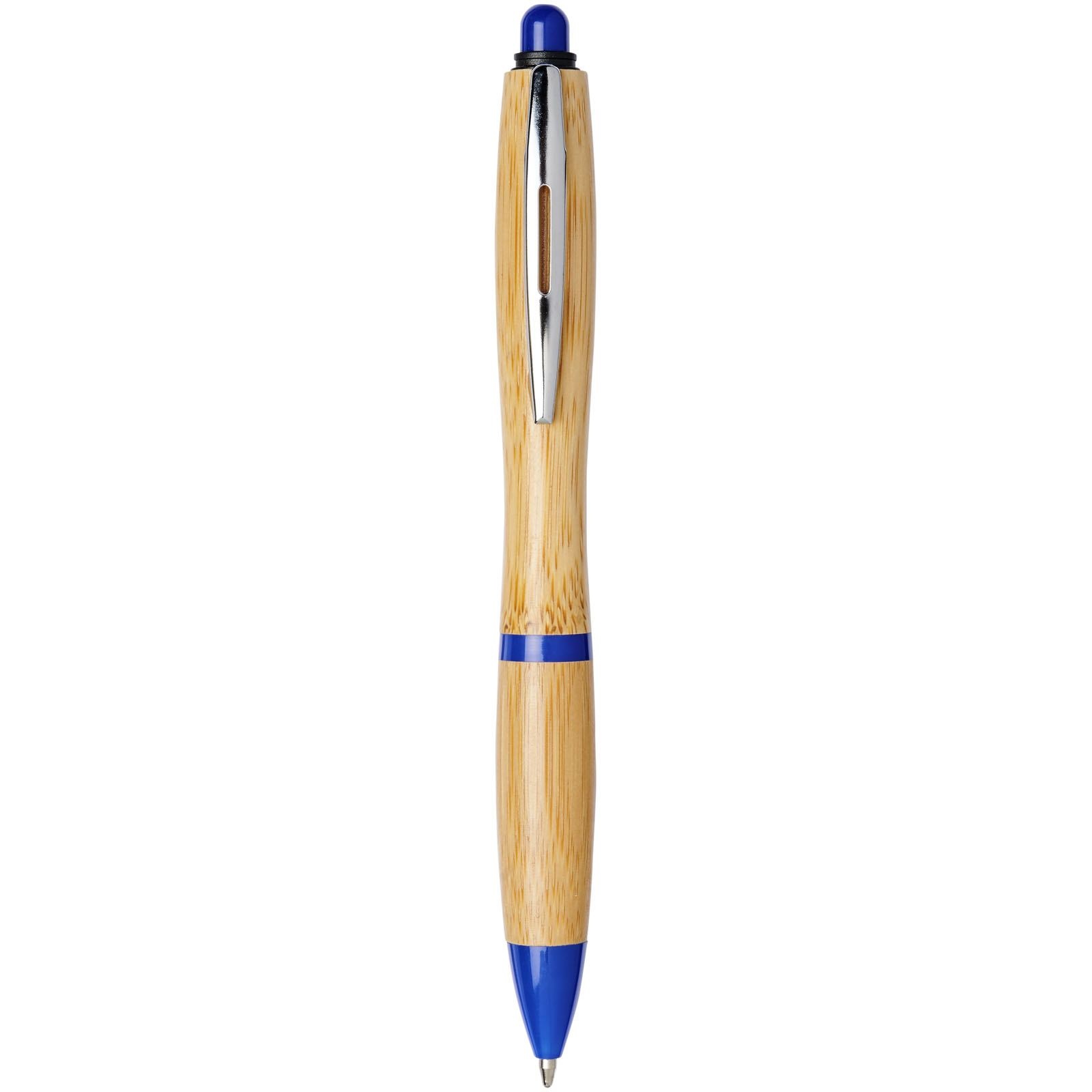 Stylo bille en bambou Nash (encre bleue) 9