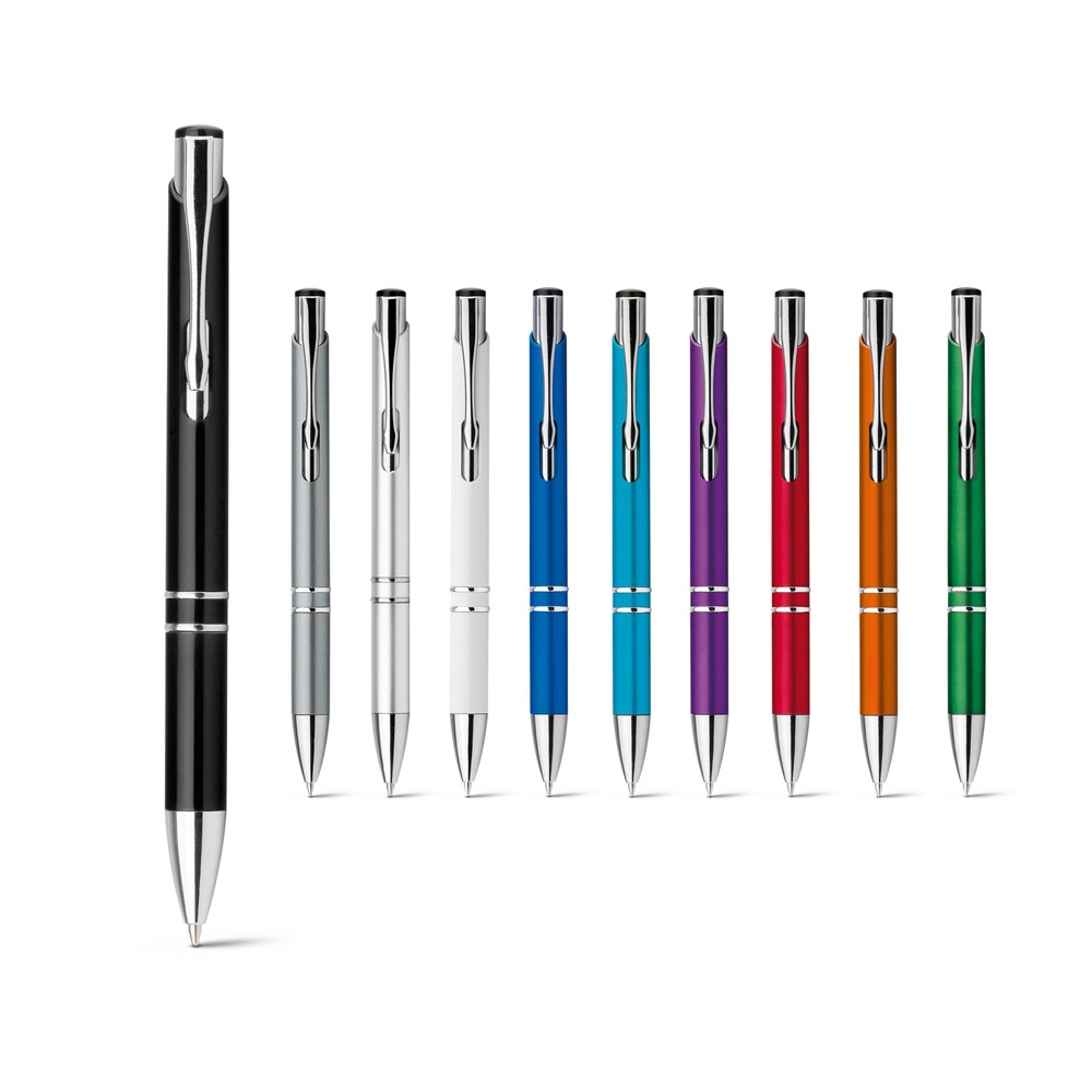 BETA PLASTIC. Stylo à bille en ABS avec clip en métal