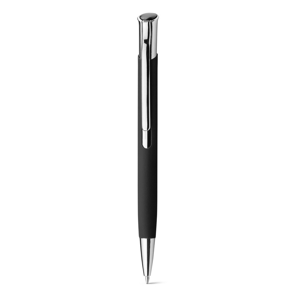 OLAF SOFT. Stylo à bille en aluminium, finition rubber 6