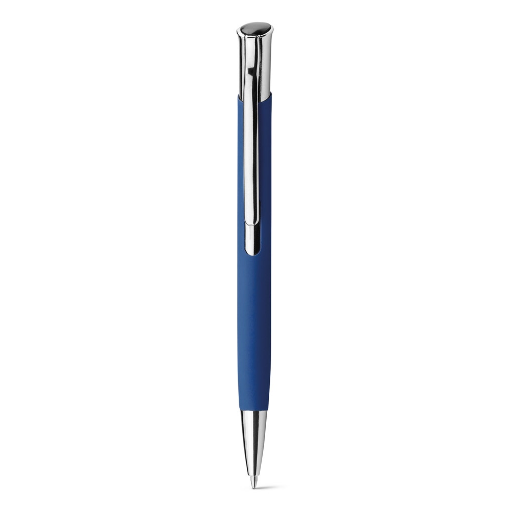 OLAF SOFT. Stylo à bille en aluminium, finition rubber 8