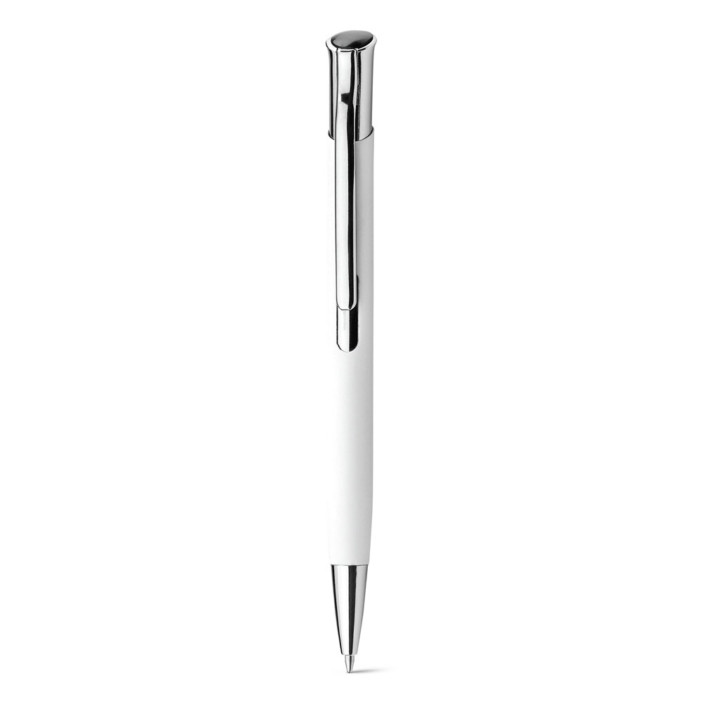 OLAF SOFT. Stylo à bille en aluminium, finition rubber 10