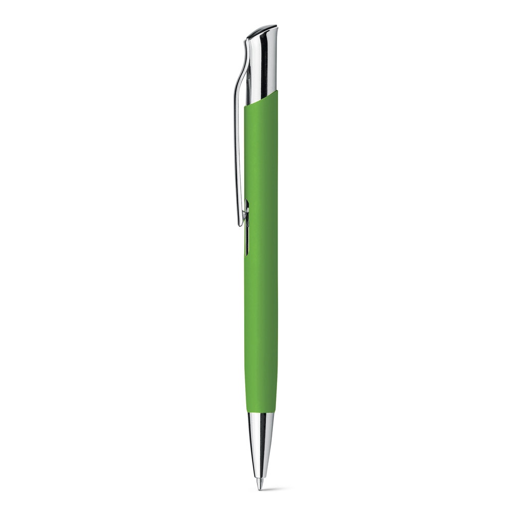 OLAF SOFT. Stylo à bille en aluminium, finition rubber 11