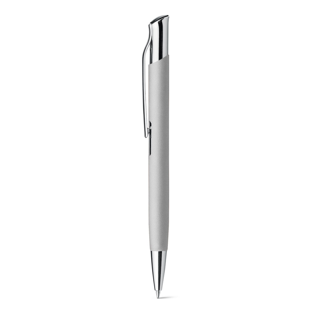 OLAF SOFT. Stylo à bille en aluminium, finition rubber 13