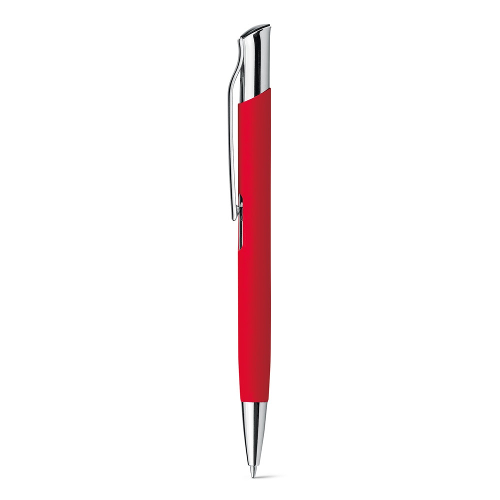 OLAF SOFT. Stylo à bille en aluminium, finition rubber 4