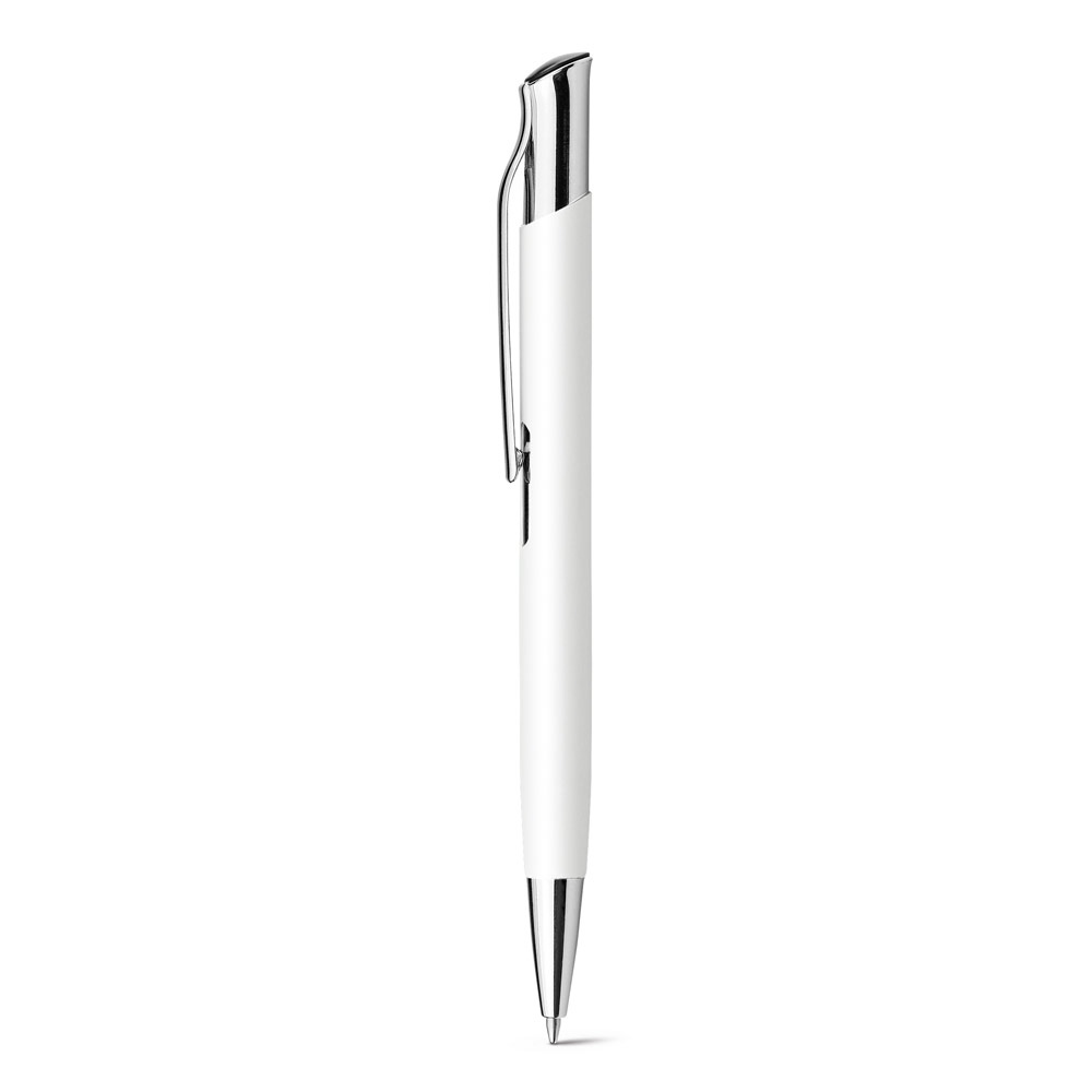 OLAF SOFT. Stylo à bille en aluminium, finition rubber 5