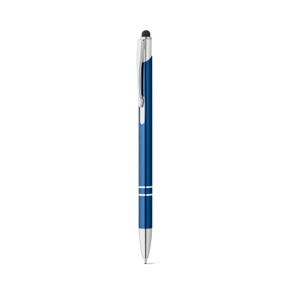 GALBA. Stylo en aluminium avec pointe tactile et clip 20